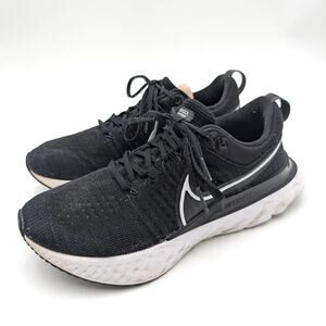 Nike React Infinity Run Flyknit 2 Sneaker Shoes Women's Black Size US9 EU40.5